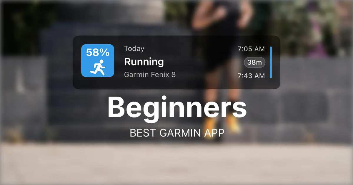 The best Garmin app for beginners