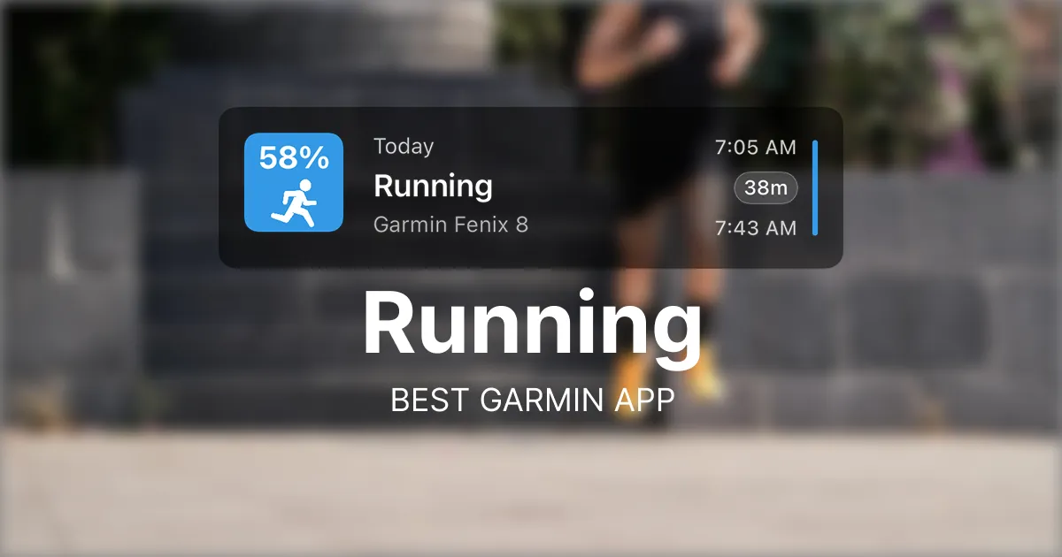 The best Garmin app for running