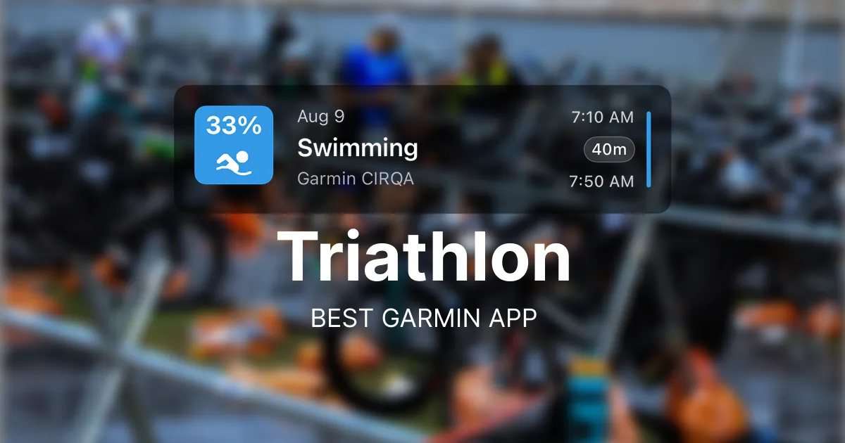 The best Garmin app for triathlon