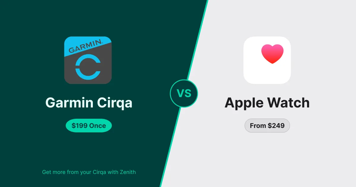 Garmin Cirqa vs Apple Watch
