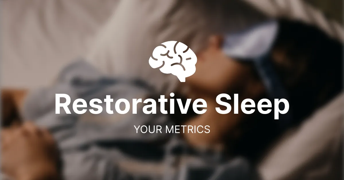 Restorative sleep explained
